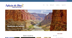 Desktop Screenshot of iglesiadedios.org.sv