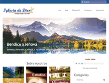 Tablet Screenshot of iglesiadedios.org.sv